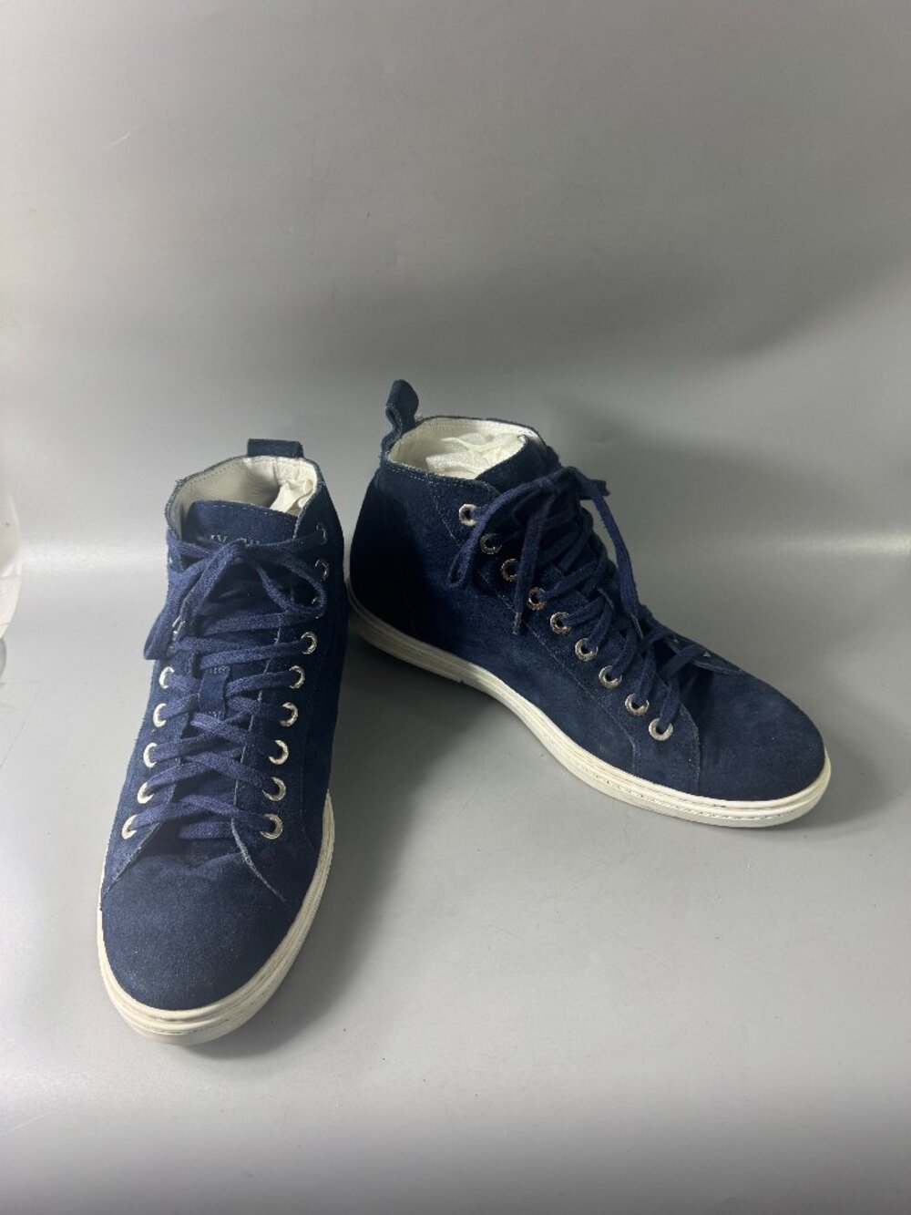 Jimmy Choo Colt TTS Soft Blue Suede Sneakers, Men's EUR 44